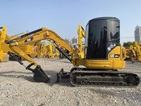 Excavadora Hidráulica Usada Caterpillar 304CR Mini de 4 Toneladas, de Segunda Mano, para Trabajos Pequeños, con Pocas Horas de Uso, Motor 2017-2025