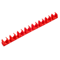 Clip de tuyau fixe en plastique en forme de U, électricien, PVC, carte de couleur, rangée parallèle, collier de serrage pour tuyau, technique de moulage, raccord de tuyau