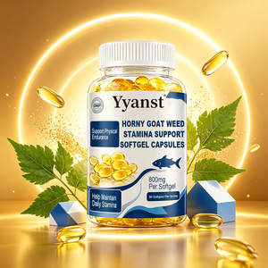 Complément alimentaire naturel à base d'herbe cornée de chèvre (Horny Goat Weed) pour la vitalité et l'endurance physique, 800 mg, 90 gélules, pour hommes adultes, bien-être quotidien - Product Image 5