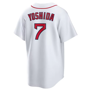 Vente en gros de maillots de baseball brodés Boston 34 David Ortiz 19 Roman Anthony 7 Masataka <span class=keywords><strong>Yoshida</strong></span> 16 Jarren Duran 10 Trevor Story - Product Image 5