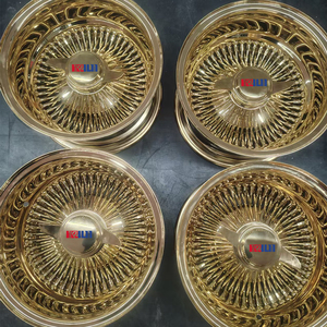 ล้อแม็กซ์ 13 5x114.3 สีทองทั้งหมด รุ่น Zenith Styles KELUN ล้อซี่ลวด 14 นิ้ว สีทอง ล้อแม็กซ์สีทอง ล้อซี่ลวดสีทอง - Product Image 4
