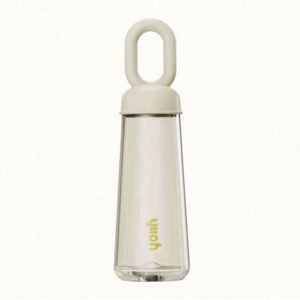 Petal-Shaped 500ml Reusable Water <b>Bottle</b> with Anti-Corrosion Coating and Straw Cap - Product Image 2