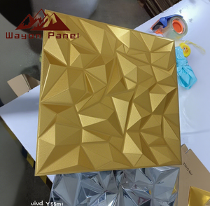 Los paneles de pared 3D de alta calidad a prueba de humedad de Wayon se utilizan para la decoración tridimensional de las paredes de la sala de estar. - Product Image 1