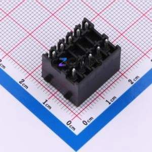 DB2EVHBG-3.5-2*5P-BK Plug-in Terminal Block Through hole,P=3.5mm Connector Board-to-Board / Socket Closed Snap Fixing 2x5P 3.5mm - Product Image 2