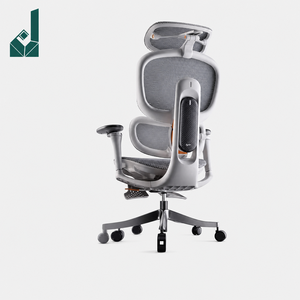 Chaise ergonomique <span class=keywords><strong>Igrow</strong></span> Alpha Mesh avec cadre en alliage d'aluminium et base coulissante pour bureau à domicile et e-sport - Product Image 4
