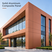 Panneau composite en aluminium (ACP) métallique 4x8 avec revêtement FEVE, résistant au feu A2, écologique, pour façade de bâtiment et mur-rideau