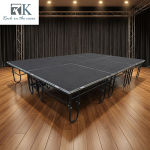 Escenario Plegable de Acero RK con Altura Ajustable de 40cm y 60cm para Banquetes de Hotel - Product Image 1