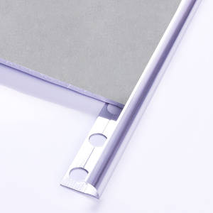 Perfil de Aluminio Moderno de 8mm y 10mm para Azulejos, Bordes Redondos en Dorado Pulido, Duradero, para Decoración de Esquinas de Paredes - Product Image 4