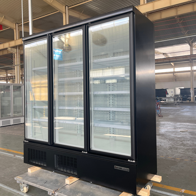 Three Doors Freezer for Frozen Food Top Quality Best Price Supermarket Fridge Freezer
