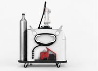 Bras robotisé de soudage DONSIN Cobot à six axes avec PLC et alimentateur de fil, performances de soudage laser stables