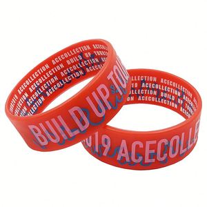 Bracelet tendance multicolore en caoutchouc, bracelet en silicone pour cadeau d'entreprise ou de club - Product Image 4