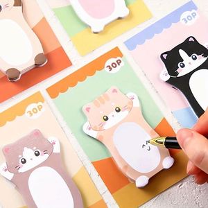 Cute Animal Decorative <b>Memo</b> <b>Pads</b>-Back-to-School Essential Portable Office Accessory Self-Adhesive Sticky Notes Art Paper Kraft - Product Image 3