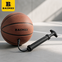 Pompe à ballon portable BAIMEI, pompe à air sportive avec aiguille pour basketball, football, volley-ball, vente en gros OEM
