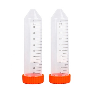 หลอดเซ็นทริฟิวจ์แบบกรวยก้นเรียบปลอดเชื้อ ขนาด 15 มล. 50 มล. ผลิตจากพลาสติก สำหรับใช้ในห้องปฏิบัติการ ปราศจากเอนไซม์ดีเอ็นเอและอาร์เอ็นเอ - Product Image 3