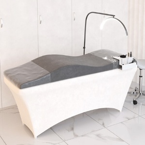 Surmatelas en mousse à mémoire <span class=keywords><strong>de</strong></span> <span class=keywords><strong>forme</strong></span> moderne en velours en <span class=keywords><strong>forme</strong></span> <span class=keywords><strong>de</strong></span> vague pour salon <span class=keywords><strong>de</strong></span> beauté, <span class=keywords><strong>massage</strong></span> et extension <span class=keywords><strong>de</strong></span> cils - Product Image 1