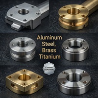 Pièces usinées CNC sur mesure de précision ±0,005 mm, non standard, anodisées et polies, service de prototypage CNC