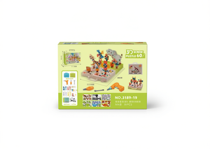 บล็อกสกรูตัวต่อ 3 มิติ รูปสัตว์ รุ่น 3189-19 ของเล่นพลาสติก DIY สำหรับเด็กอายุ 8-13 ปี 51-100 ชิ้น ประกอบได้ภายใน 3 ชั่วโมง - Product Image 1
