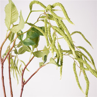 Guirlande de velours artificiel haut de gamme, longue, en forme de cascade, pour décoration florale de plafond de mariage et de scène