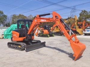 Used Kubota KX163-5 Mini Excavator Japan Original KX163 5.5Ton 6Ton Small Digger Rubber Track Compact Machinery - Product Image 2