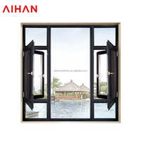 Ventana Corredera de Vidrio Templado con Aislamiento Acústico para Villa Moderna, Personalizada, con Marco de Aleación de Aluminio y Control de Insectos