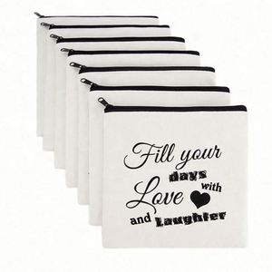 Cotton Square <b>Small</b> Cloth <b>Wallet</b> Custom Pattern Key Mobile Phone Zipper Storage Pencil Case Cosmetic Bag - Product Image 1