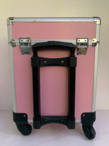 Chariot de beauté pliable en aluminium de grande taille <span class=keywords><strong>Bingo</strong></span>, valise de maquillage, boîte à cosmétiques, sac pour la coiffure, l'art des ongles, la mode - Product Image 2