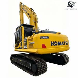 รถขุดตีนตะขาบ Komatsu210 มือสอง ขนาด 21 ตัน บุ้งกี๋ 1 ลบ.ม. ของแท้จากญี่ปุ่น รถขุดก่อสร้างขนาดใหญ่ ชั่วโมงการใช้งานต่ำ สภาพดี - Product Image 1