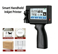 Imprimante jet d'encre portable intelligente pour le codage des boîtes extérieures de cartons, fabrication industrielle en gros