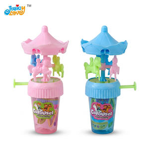 Jouets en plastique lumineux et amusants pour enfants, carrousel <span class=keywords><strong>de</strong></span> bonbons, vente chaude à prix abordable - Product Image 3
