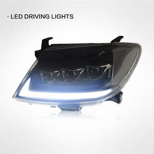12-14 para Toyota <span class=keywords><strong>VIGO</strong></span> LED luces de circulación diurna Modificación de montaje de faros nuevos faros de lente de señal de giro de 12V - Product Image 2
