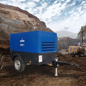 Compresseur <span class=keywords><strong>mobile</strong></span> mini KY LIUTECH 050-7 185CFM 7 bars, neuf, lubrifié, avec composants essentiels : moteur et châssis. - Product Image 5