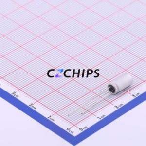 Condensador Sólido HS0J397M0509PC, Componente de Montaje en Orificio (THT), D5xL9mm 390uF 20% 6.3V 2mm - Product Image 2