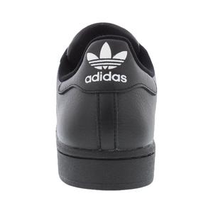 Chaussures unisexes Adidas Superstar II en cuir, couleur noir, style décontracté, noir et blanc - Product Image 3