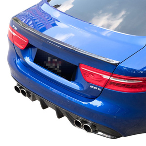Alerón Trasero de Fibra de Carbono Compatible con Jaguar XE <span class=keywords><strong>XEL</strong></span> 15-19, Difusor Trasero de 4 Salidas, Accesorios de Modificación de Carrocería - Product Image 5