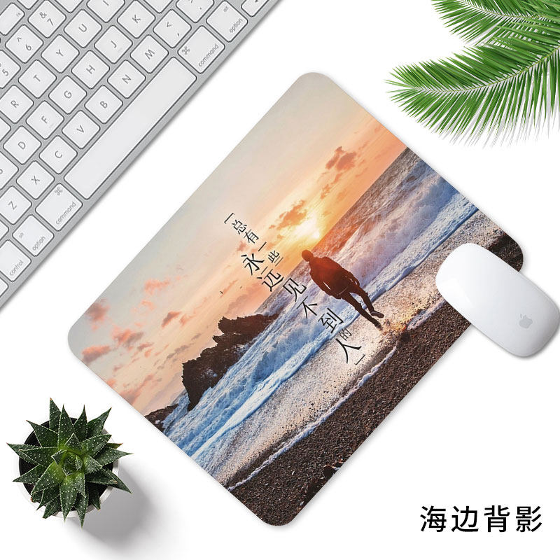 Muestra de vista trasera junto al mar 26cm21cm