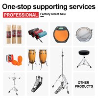 OEM 5-Piece Compact Professional Jazz Drum Set Kids Musical Instruments Percussion Instruments Factory Wholesale