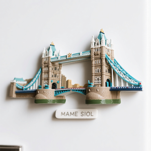 Imanes de nevera de alimentos personalizados para monumentos de la ciudad Decoraciones de cocina con exquisitos imanes de nevera de resina - Product Image 1