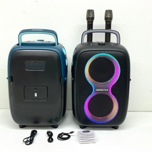 Enceinte portable sans fil Hopestar Partyone <span class=keywords><strong>Club</strong></span> 650W, grande puissance, étanche, pour extérieur, avec caisson de basses et double microphone - Product Image 1