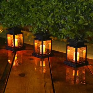 Lampes solaires décoratives pour la maison, le jardin et la terrasse, ambiance vintage, lampes suspendues à LED en forme de bougie - Product Image 3