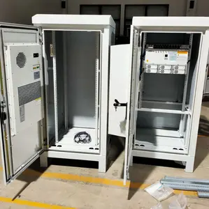 Telecom Outdoor Cabinet with SNMP Function IP65 Enclosures 0 7M 5G 1 2M 1 4M 1 8M 2M 32U 42U Space Wall Battery Protection Rack