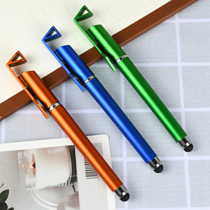 Stylo tactile publicitaire bleu 0,5 mm avec logo QR <span class=keywords><strong>Code</strong></span>, support <span class=keywords><strong>de</strong></span> téléphone portable en plastique, rechargeable - Product Image 3