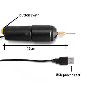 Mini perceuse électrique pour bricolage, alimentée par USB, 5V 2A, outil rotatif, équipement de bijouterie - Product Image 3