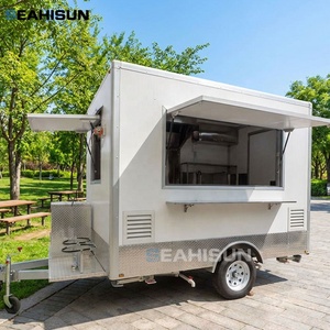 Remolque de Comida Móvil para Cocina Comercial, Resistente a la Corrosión, Ahorro de Energía, Seahisun - Blanco - Product Image 2