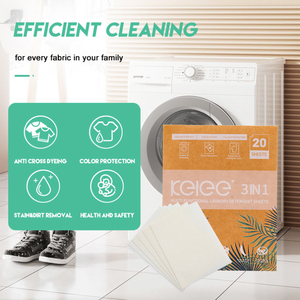 KELEE Ecológico 3 En 1 Hojas de Detergente Hipoalergénico Hojas de Detergente para Ropa - Product Image 4