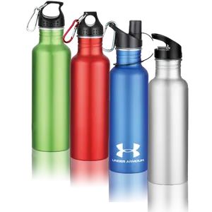 Botella deportiva de aluminio con sublimación ecológica, 250ml, 500ml, 200ml, 100ml, venta al por mayor