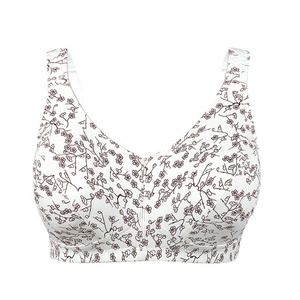 <span class=keywords><strong>Reggiseno</strong></span> traspirante larga tracolla in cotone Wireless Plus Size stampata in stile cinese tazza sottile - Product Image 5