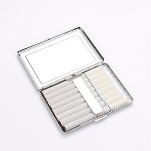 High Quality Heat Transfer Double-Side Craft Printing DIY Silver Cigarette Box Custom Sublimation Blank Metal Cigarette Case