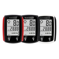 Compteur de vitesse étanche à écran tactile CNC pour vélo, ordinateur de cyclisme lumineux avec affichage de la température, version anglaise filaire, rétroéclairage, odomètre
