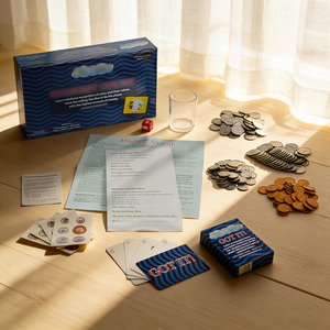 Jeu de société personnalisé imprimé en gros pour usine (OEM/ODM) avec cartes et jetons - Product Image 3