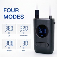 Portable Cordless Tire Inflator 150PSI 4000mAh Battery-powered Electric Air Pump Digital Meter Rechargeable Car Air Compressor